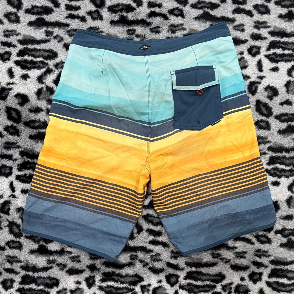 O'Neill Multicolor Striped Board Shorts - Picture 6 of 6